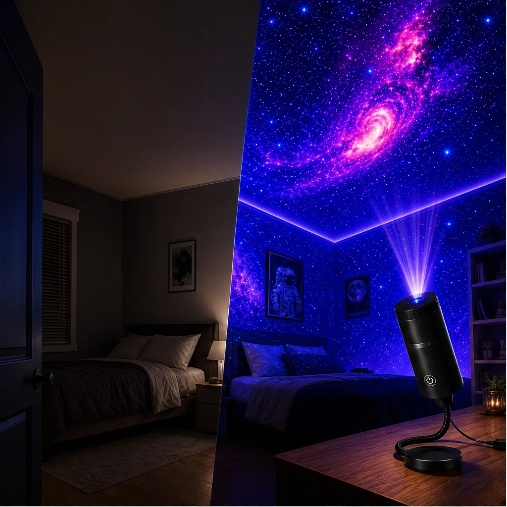 Noctera™ – Galaxy & Ocean HD Star Projector with 360° Head + 50% OFF - Image 5