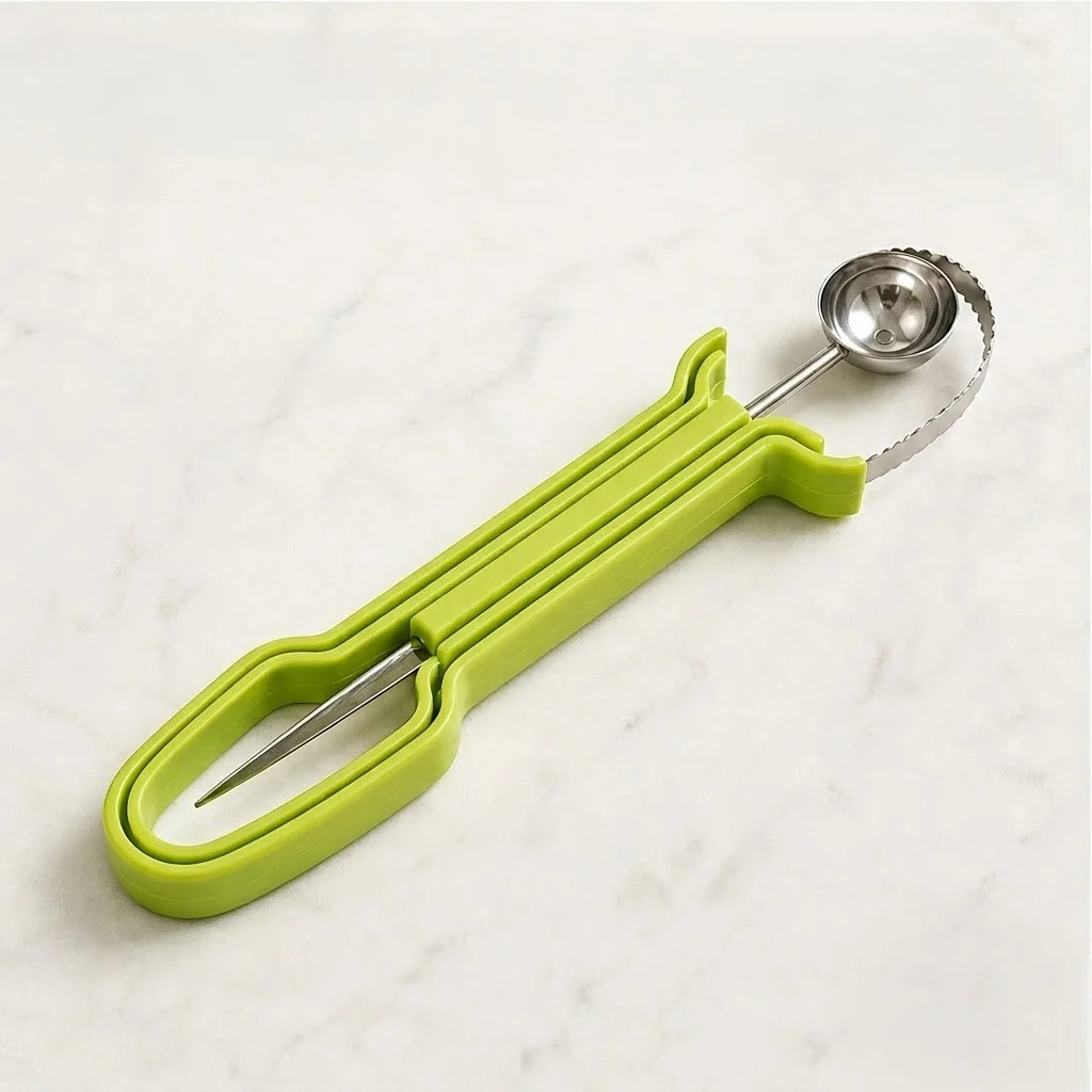 Grovecraft – 3-in-1 Stainless Steel Melon Baller & Carving Tool Kit + 50% OFF - Image 13