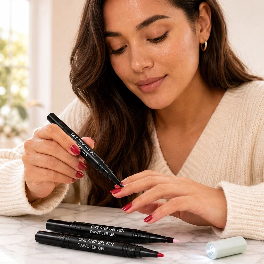 Enamelle – 3-in-1 One-Step Gel Nail Pen Kit with LED Lamp, 18 Colors - Buy 1 + 1 FREE - Image 3