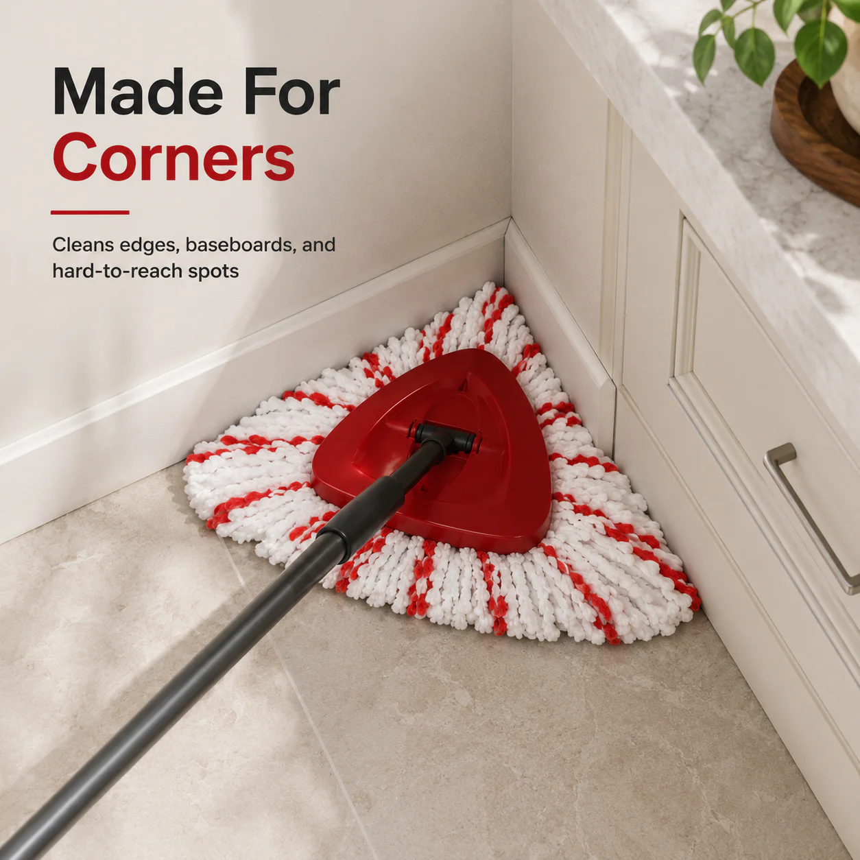 Scrubwell – Microfiber Spin Mop Replacement Heads with Scrub Pad, 3-Pack + 50% OFF - Image 7