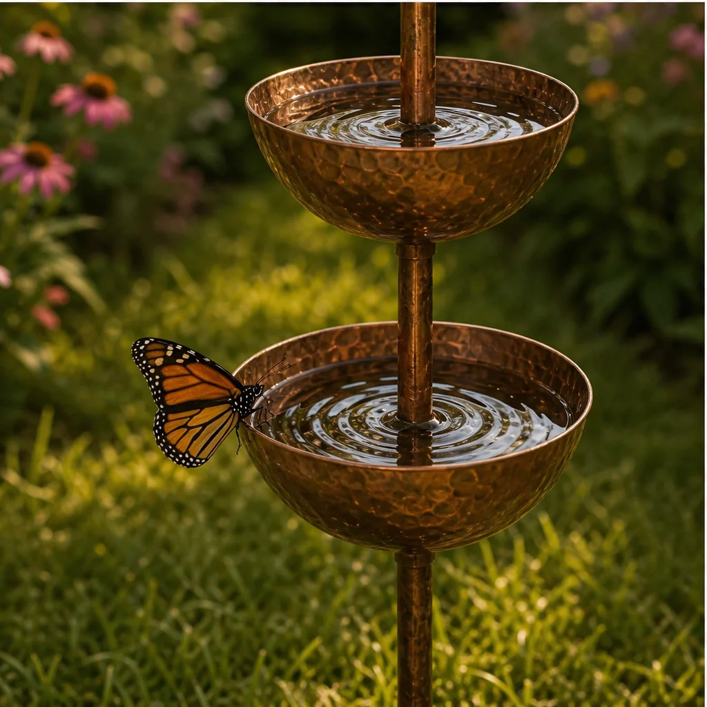 Wrenhollow™ – 3-Tier Rustic Iron Bird Bath & Feeder Garden Stake + 50% OFF - Image 2
