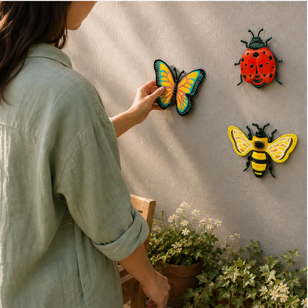 Bloomhaven™ – Weather-Resistant 3D Metal Bee, Butterfly & Ladybug Wall Decor +50% OFF - Image 9