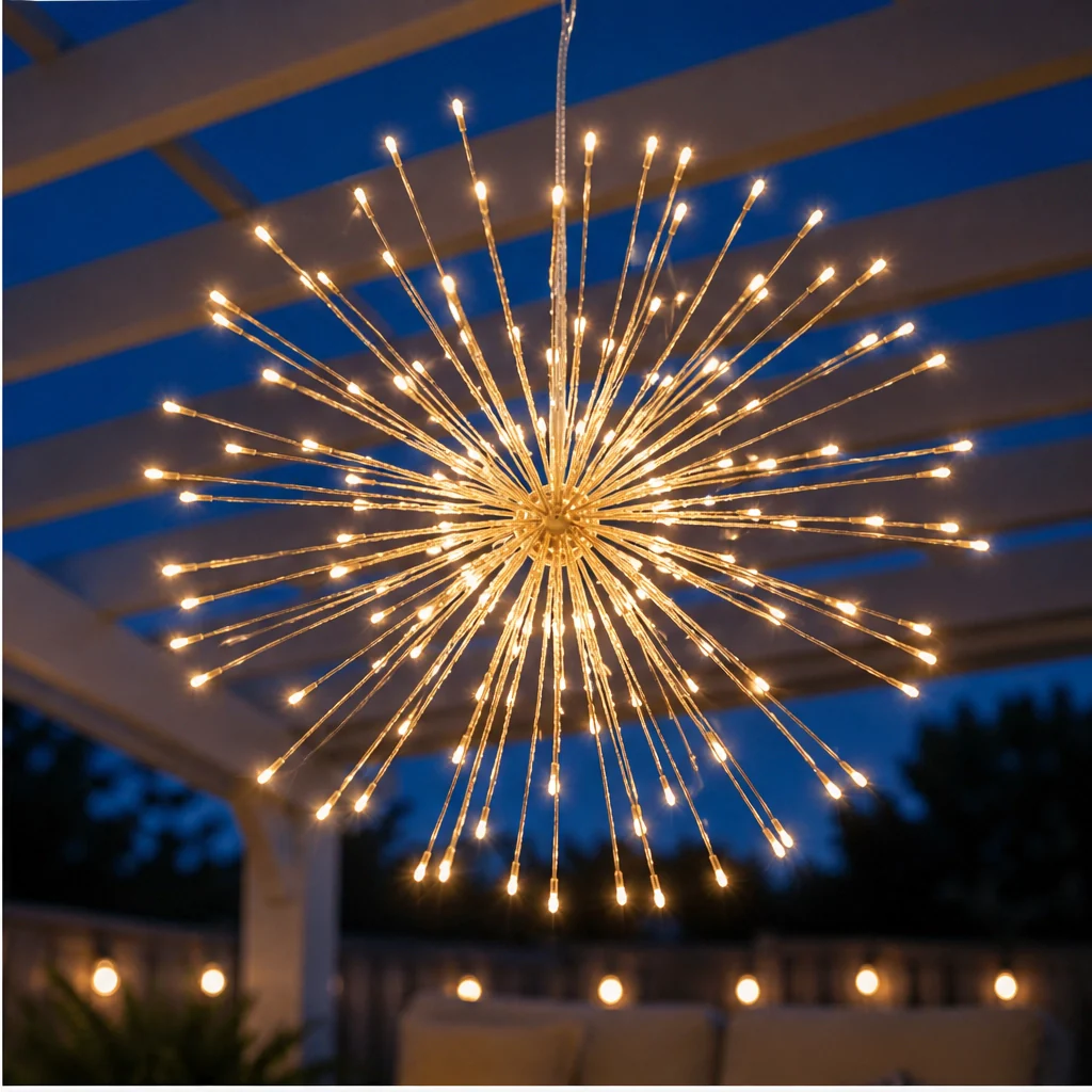 Emberbloom™ – Solar Fireworks Lights with Remote, 8 Modes & 480 LEDs + 50% OFF