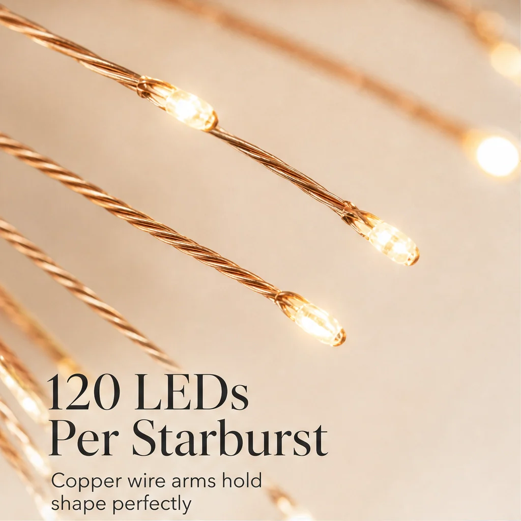Emberbloom™ – Solar Fireworks Lights with Remote, 8 Modes & 480 LEDs + 50% OFF - Image 7