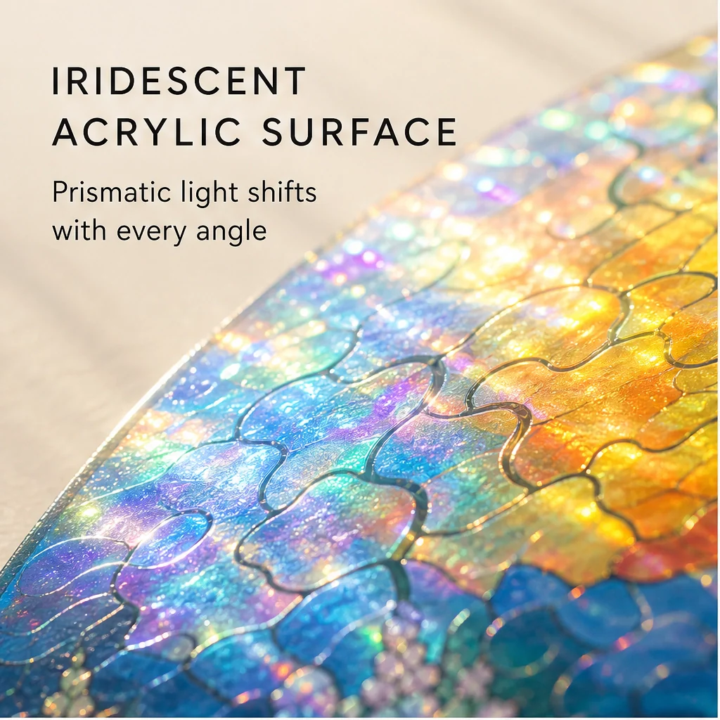 Sundrop™ – Shatter-Resistant Acrylic Stained Glass Sunset & Sea Suncatcher + 50% OFF - Image 8