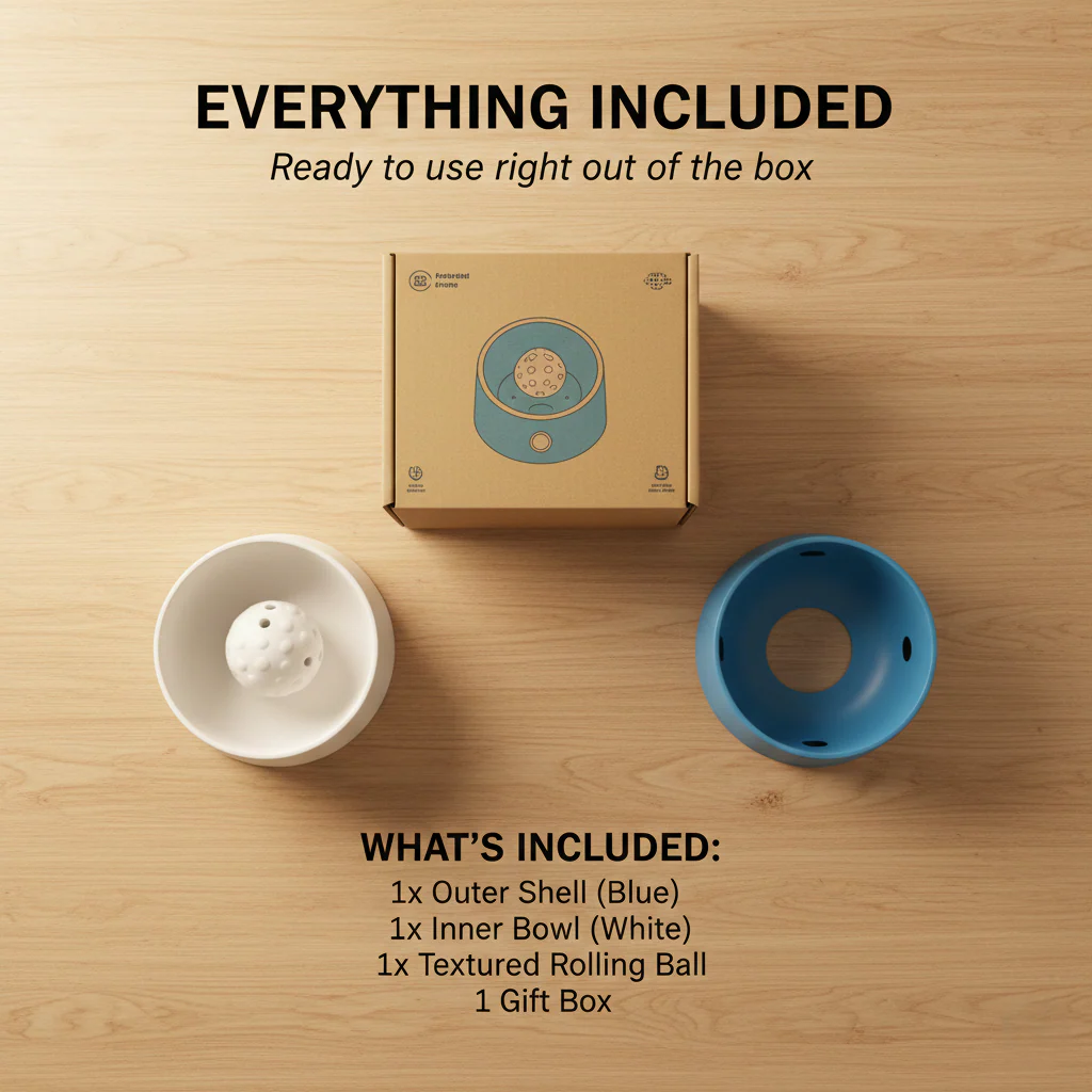Lullbowl™ – Anxiety Relief Lick Bowl with Rolling Ball for Dogs + 50% OFF - Image 6