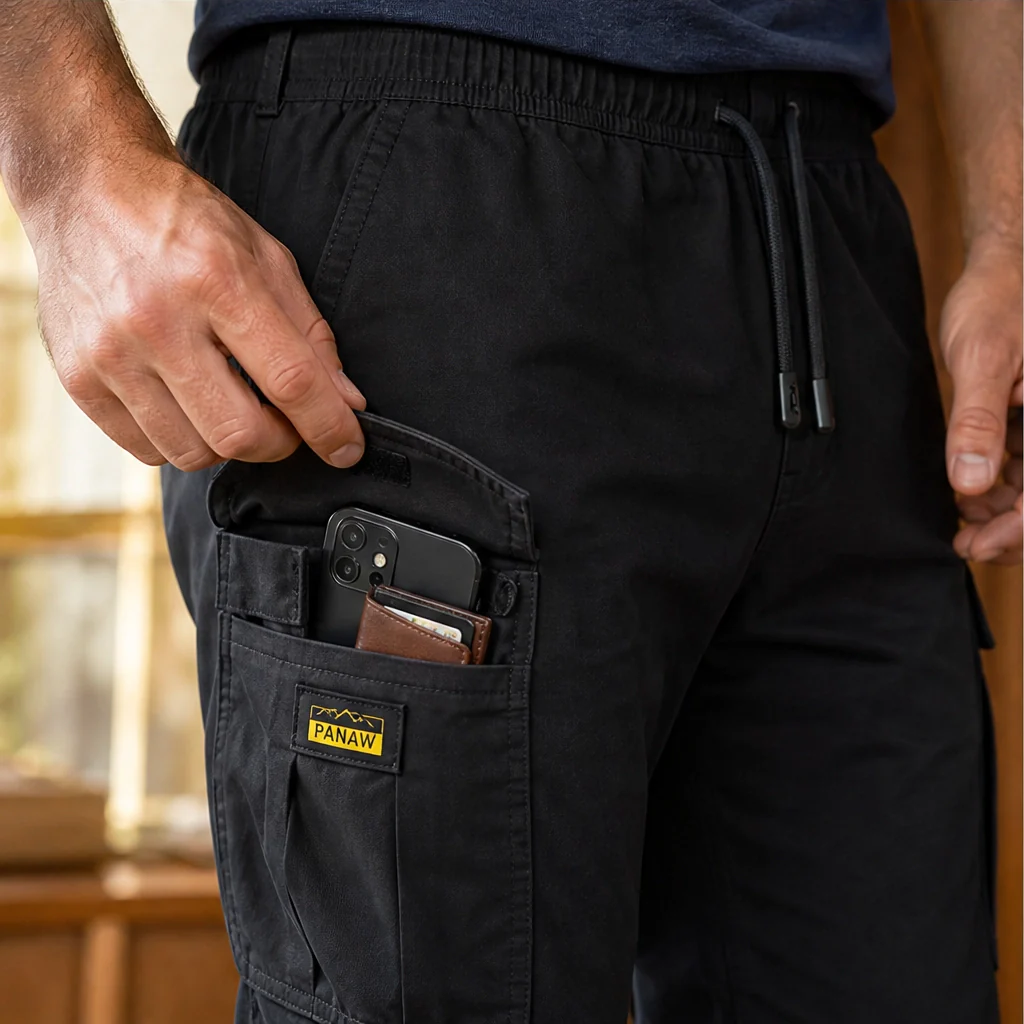 Norden™ – Hybrid Cargo Jogger Trousers with Tapered Cuffs & Drawstring Waist + 50% OFF - Image 7