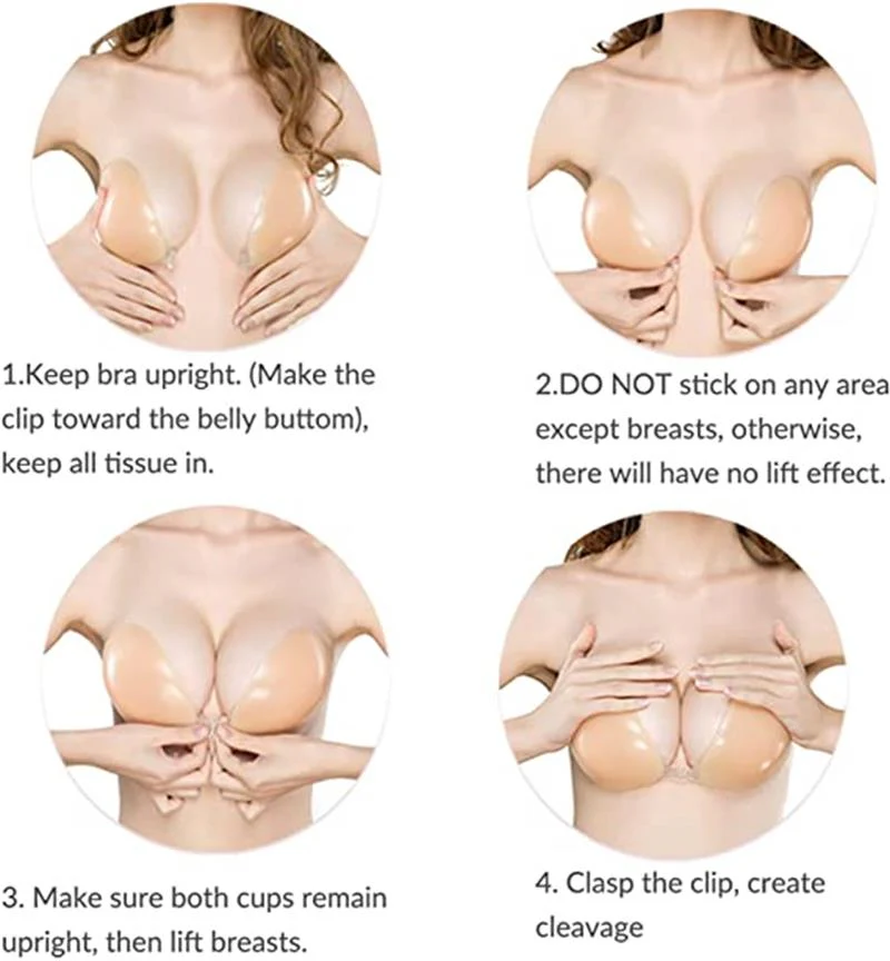 Bareluxe™ – Invisible Front-Clasp Push-Up Adhesive Bra + Buy 1 Get 1 FREE - Image 5