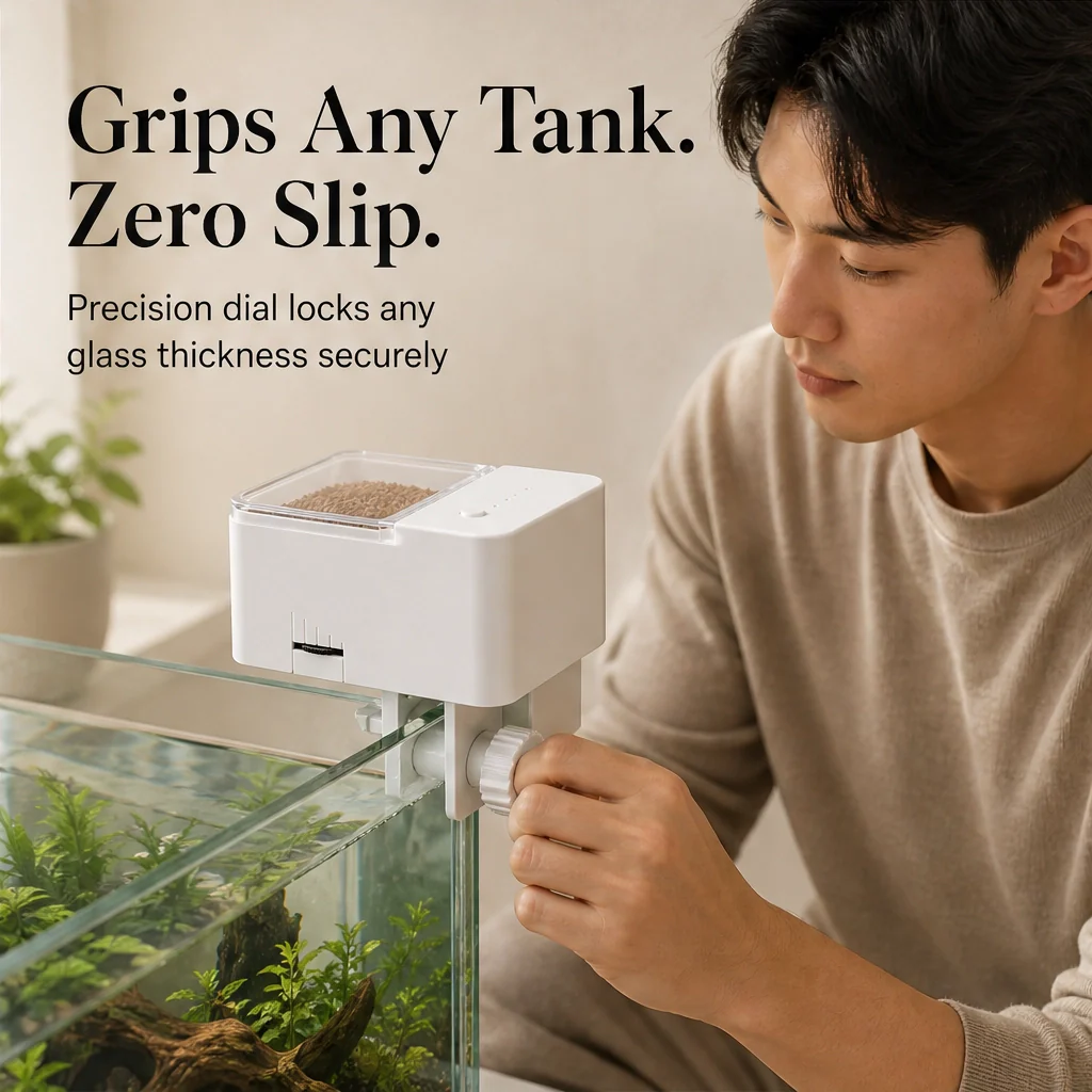 Finora™ – Auto Fish Feeder with Daily Timer & Portion Slider, Up to 30 Days + 50% OFF - Image 8