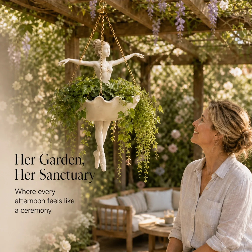 Plievine – Ballet Dancer Hanging Planter for Garden, Patio & Balcony + 50% OFF - Image 10