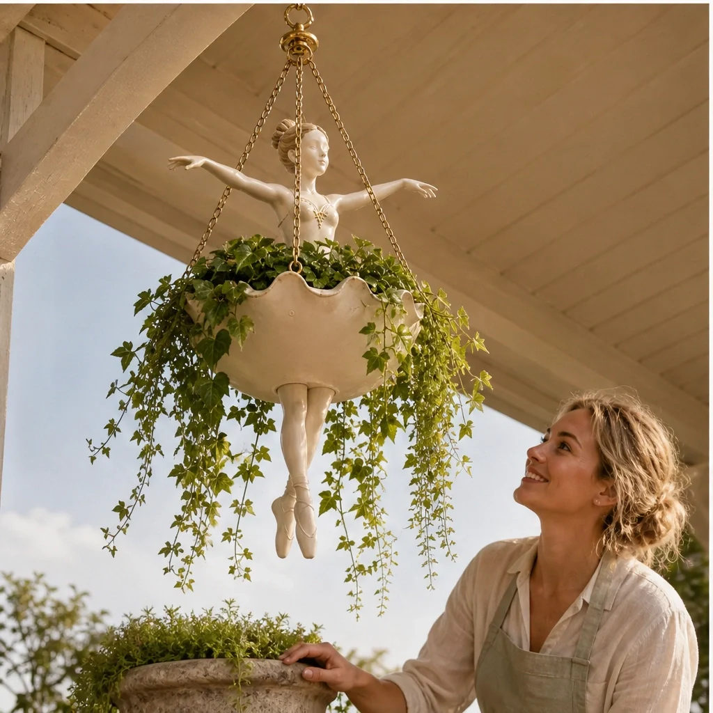 Plievine – Ballet Dancer Hanging Planter for Garden, Patio & Balcony + 50% OFF - Image 9