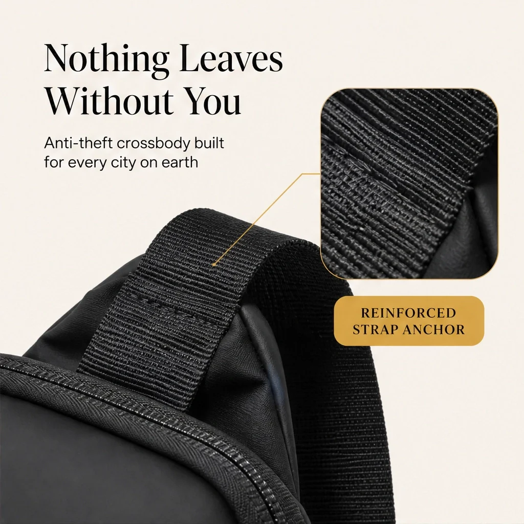 Stryde – Secure Zip Adjustable Crossbody Sling Bag + 50% OFF - Image 6