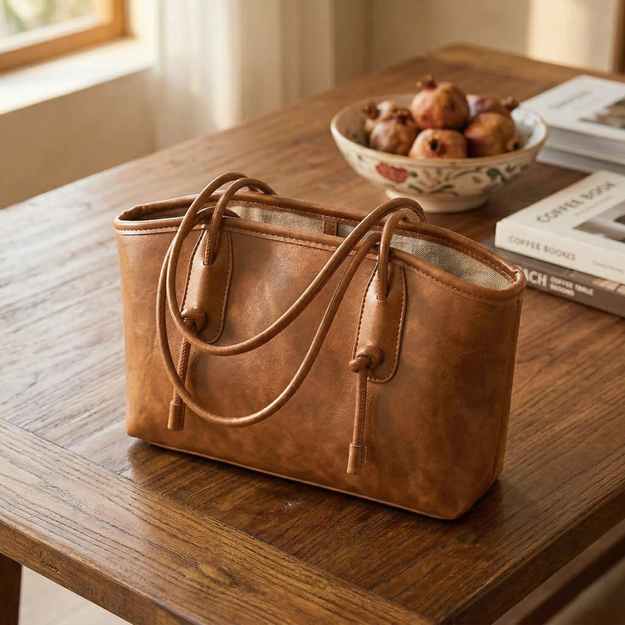 Cordelle™ – Vintage Knotted Strap PU Leather Shoulder Bag +50% OFF - Image 7