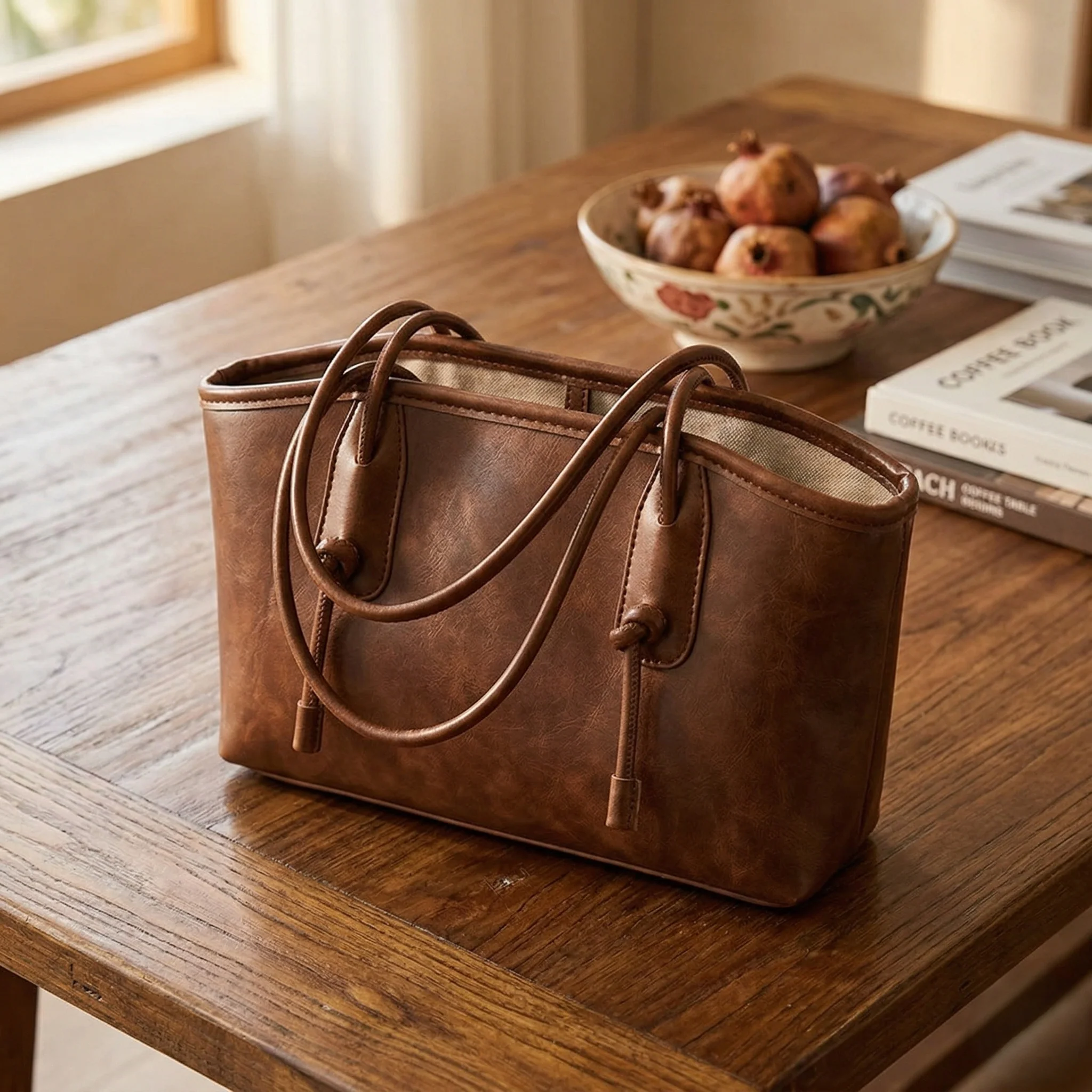 Cordelle™ – Vintage Knotted Strap PU Leather Shoulder Bag +50% OFF - Image 8
