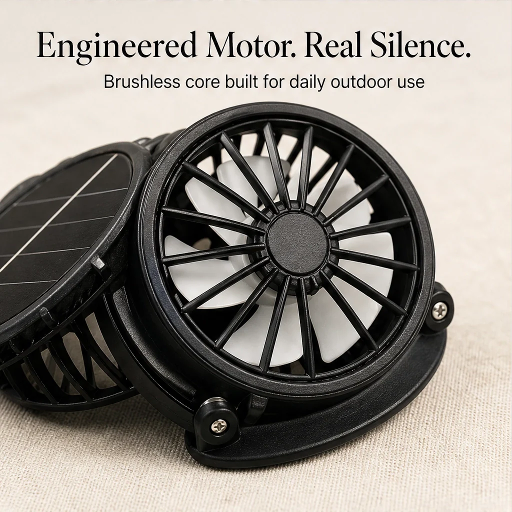 Zephria™ – Solar-Powered Cooling Fan Sun Hat with UPF50+ Brim & 360° Airflow + 50% OFF - Image 4