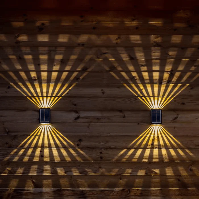 The AuraBeam Solar Wall Lights - Dual Beam Elegance, 12-Hour Power, and Zero Wiring + 50% OFF - Image 4