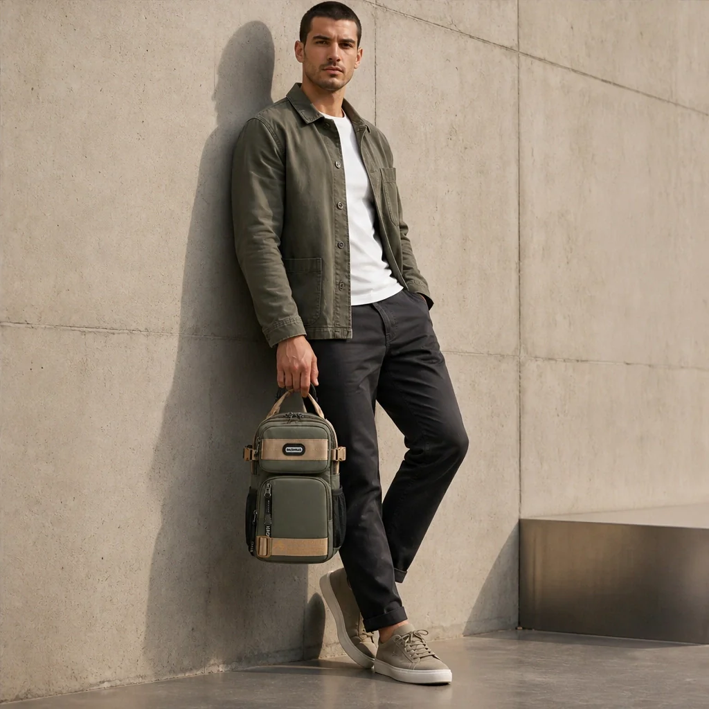 Crest – Adjustable Oxford Cloth Casual Chest Bag + 50% OFF - Image 3