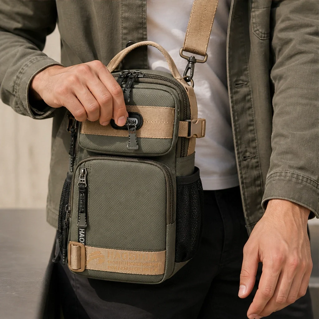 Crest – Adjustable Oxford Cloth Casual Chest Bag + 50% OFF - Image 4
