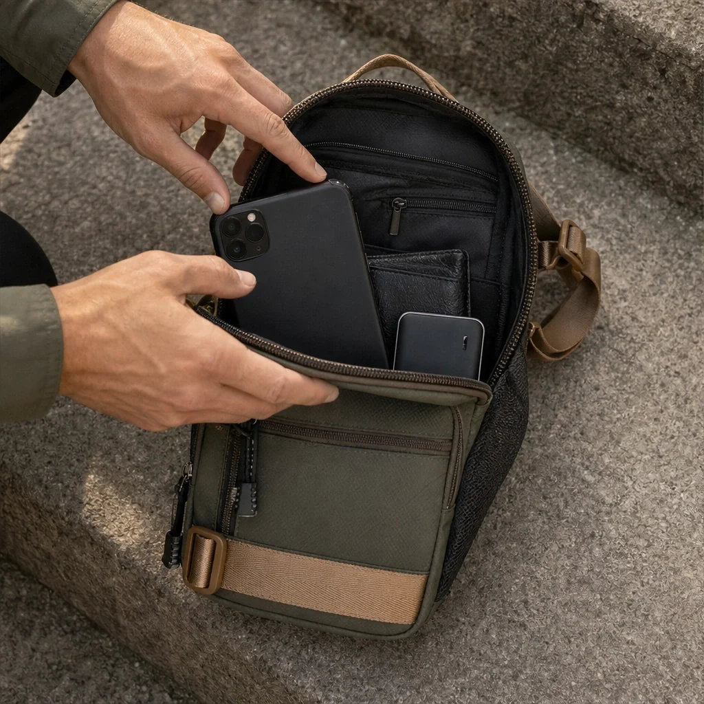 Crest – Adjustable Oxford Cloth Casual Chest Bag + 50% OFF - Image 5