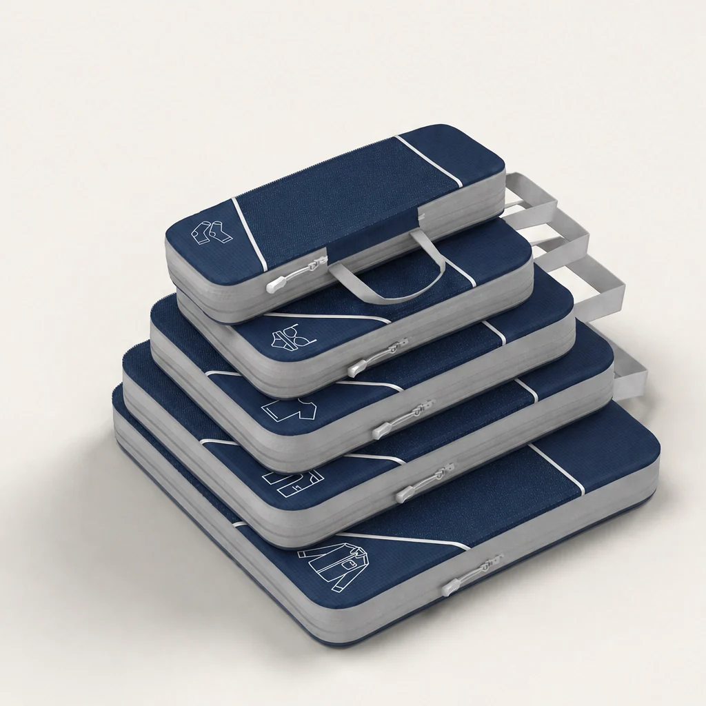 Stowva – Compression Packing Cubes with Reinforced Zippers & Mesh Panels + 50% OFF - Image 11