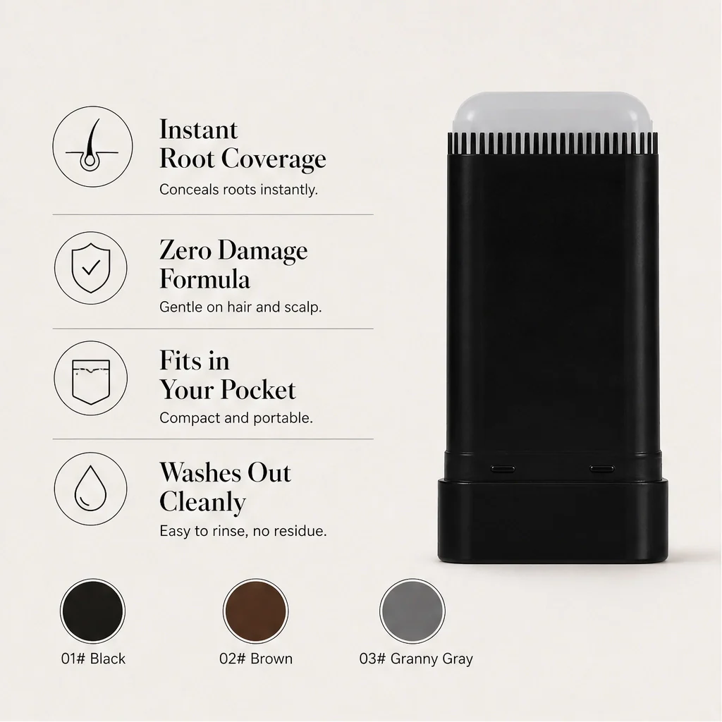 Rootveil™ – No-Mix Comb-In Grey Coverage Hair Color Refill + 50% OFF - Image 3