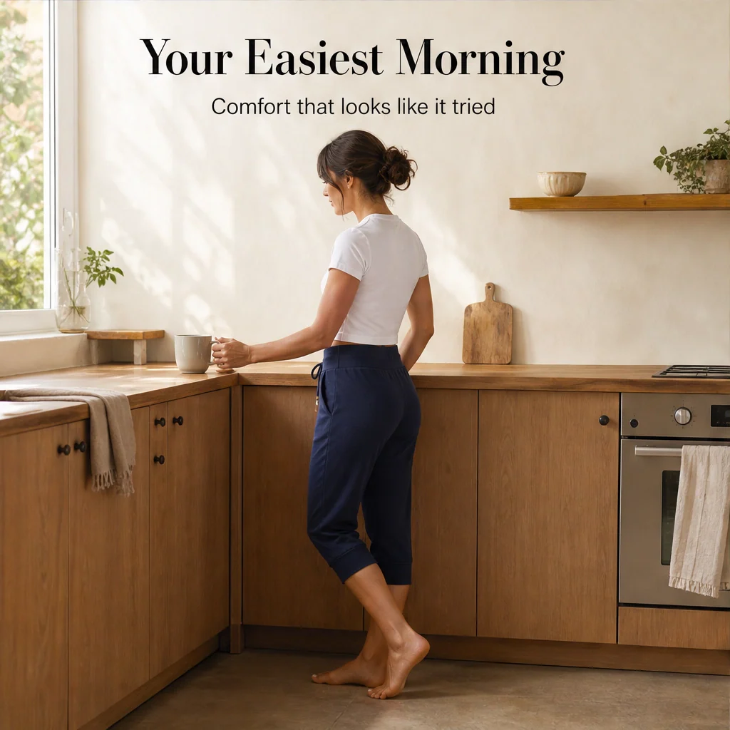 Willowdrift™ – Drawstring Cuffed Capri Lounge Joggers with Pockets + 50% OFF - Image 11