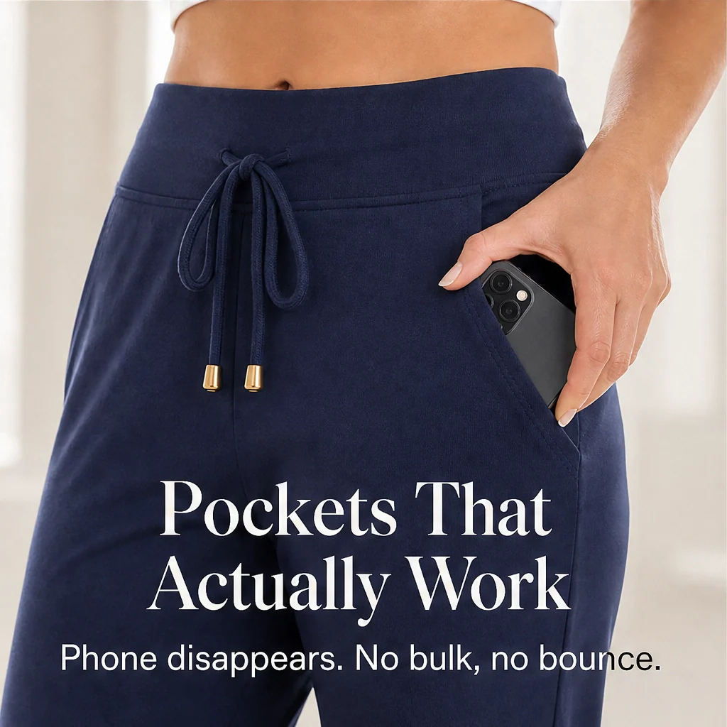 Willowdrift™ – Drawstring Cuffed Capri Lounge Joggers with Pockets + 50% OFF - Image 7