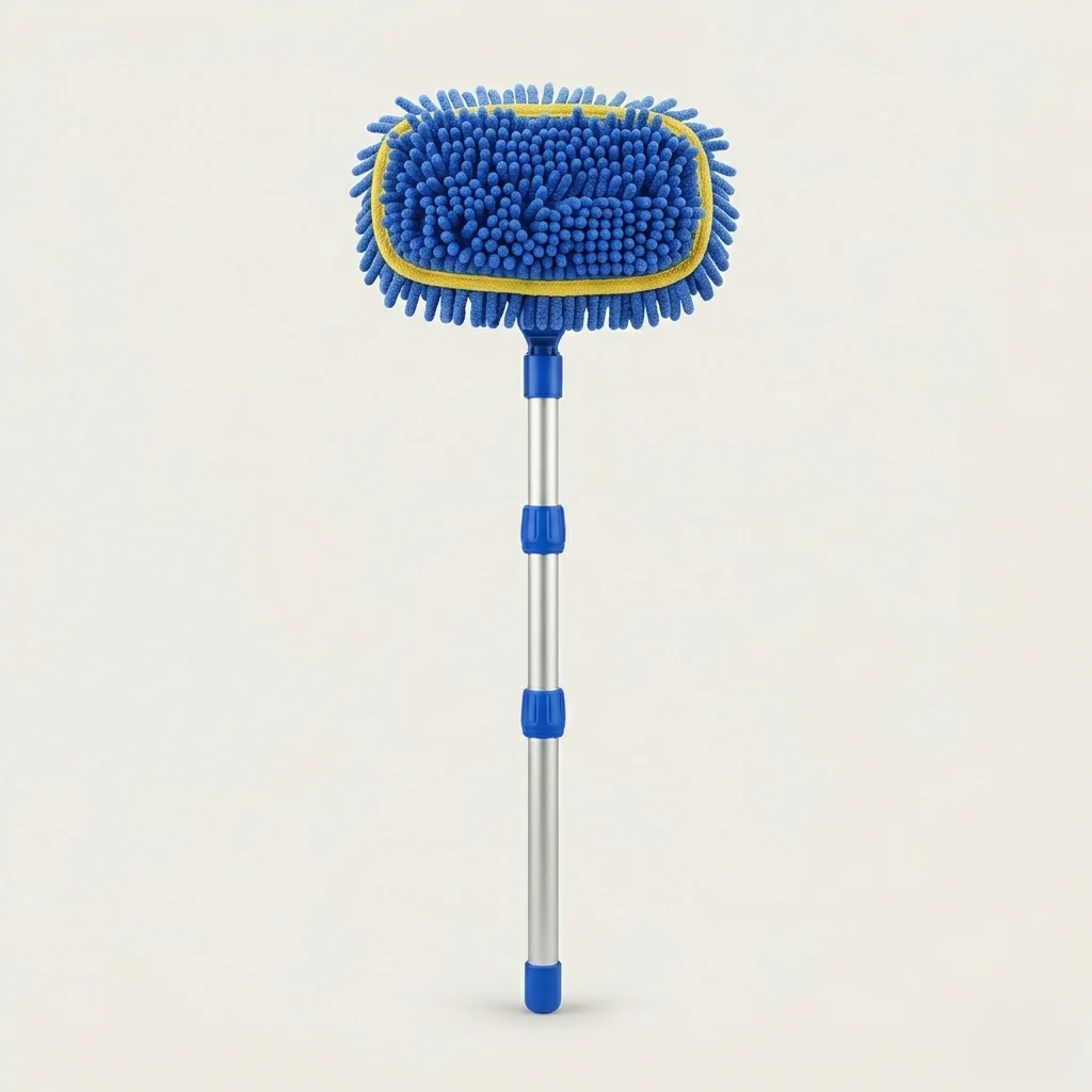Gleamford™ – Telescopic Long Handle Car Wash Mop with Soft Chenille Head + 50%b OFF - Image 9