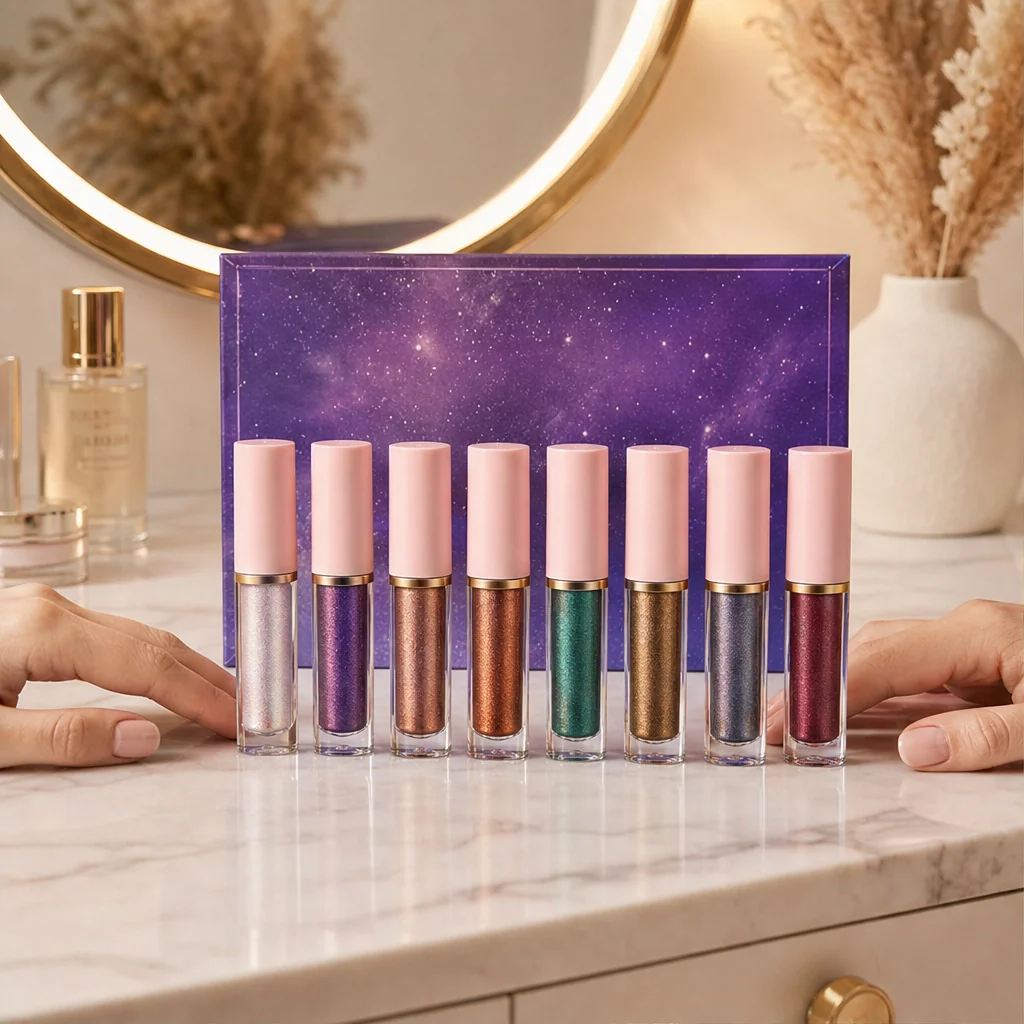 Opaline™ – 8-Shade Color-Shift Glitter Liquid Eyeliner Set + Buy 1 Get 1 FREE - Image 12