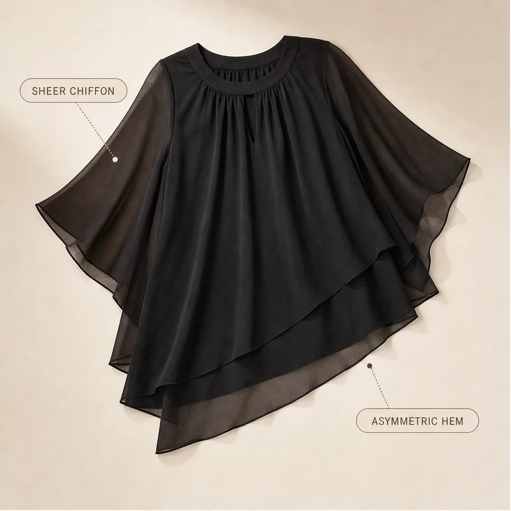 Drapelle™ – Asymmetric Layered Top & Wide-Leg Pants Two-Piece Set + 50% OFF - Image 7
