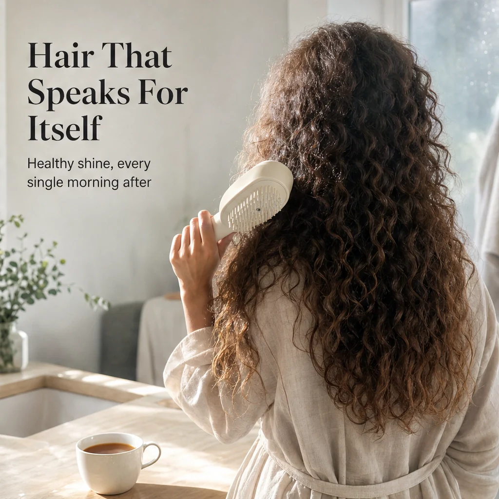 Mistveil – Misting Detangle Brush with Scalp Massage & Self-Cleaning Bristles + 50% OFF - Image 10