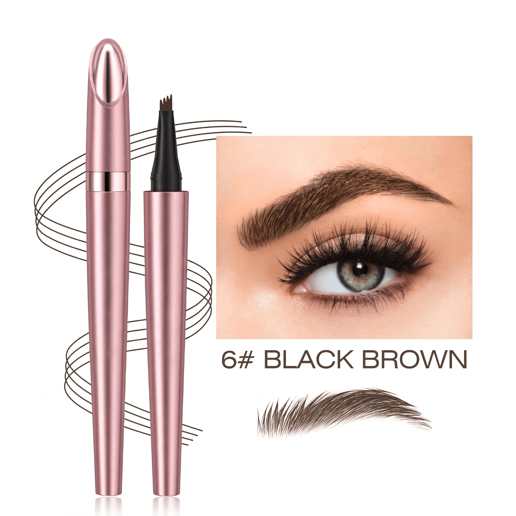 Plumara™ – Waterproof 4-Tip Micro-Fork Eyebrow Pencil for Natural Hair-Like Brows +Buy 1 Get 1 FREE - Image 15