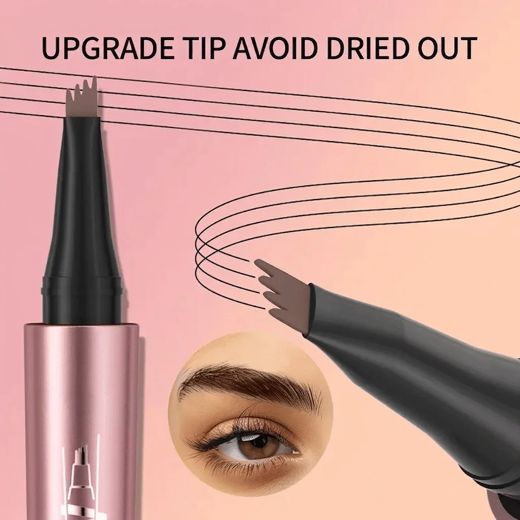 Plumara™ – Waterproof 4-Tip Micro-Fork Eyebrow Pencil for Natural Hair-Like Brows +Buy 1 Get 1 FREE - Image 4