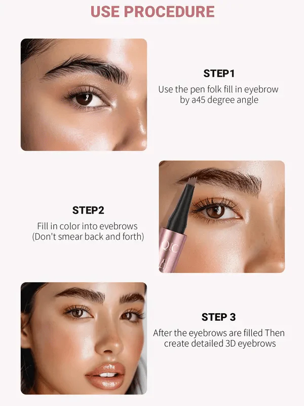 Plumara™ – Waterproof 4-Tip Micro-Fork Eyebrow Pencil for Natural Hair-Like Brows +Buy 1 Get 1 FREE - Image 6