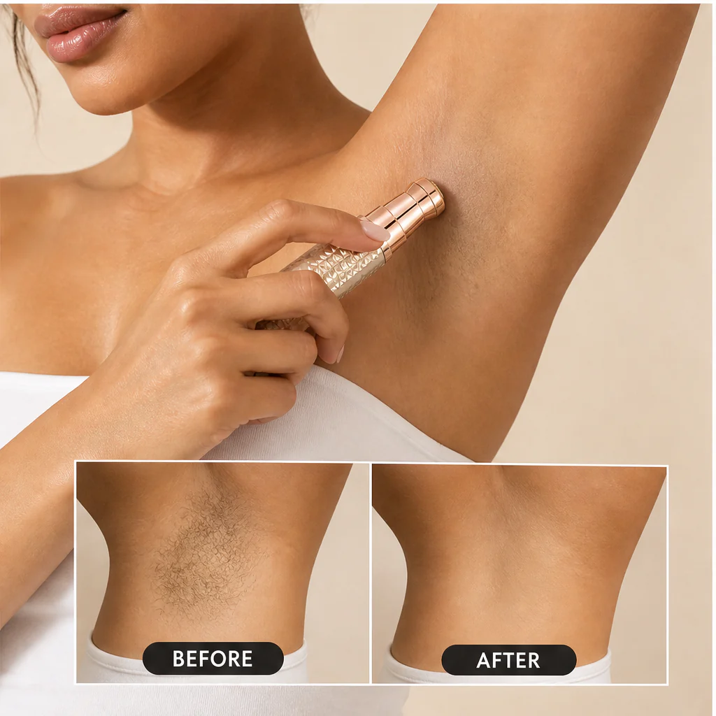 Glidara – 3-in-1 Painless Precision Trimmer for Brows, Face & Body + 50% OFF - Image 4