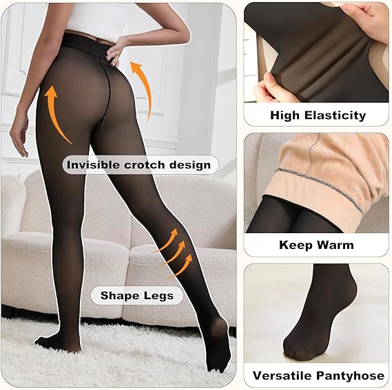 The CozyCloud Leggings - Sheer Look, Hidden Warmth + 50% OFF - Image 16