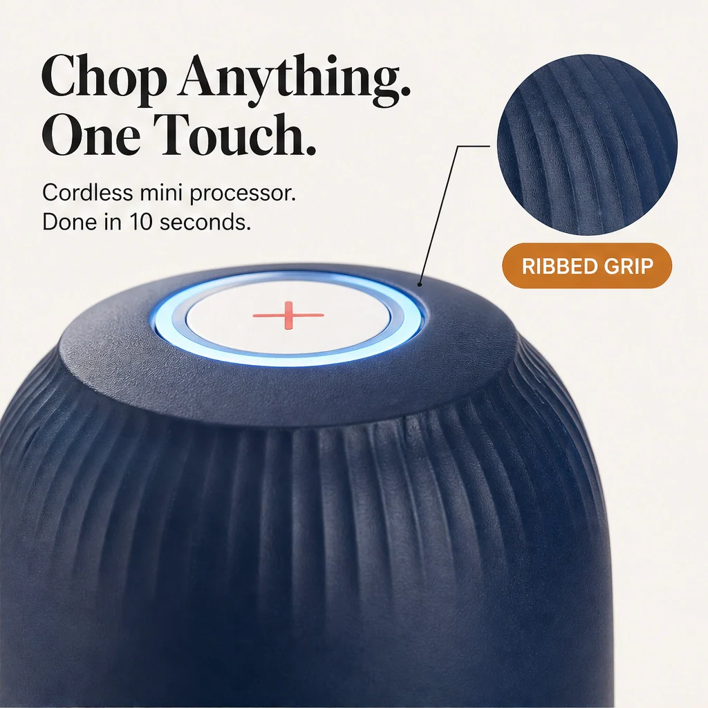Prepwell™ – Cordless Rechargeable Mini Electric Food Processor + 50% OFF - Image 3