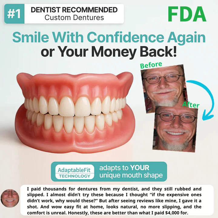 The Pro-Adaptive Dentures – Restore Your Smile, Enjoy Every Bite, and Live Confidently Again + 50% OFF - Image 3