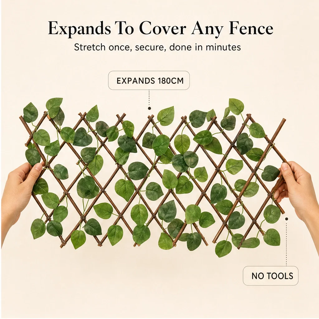 Arbor™ – Expandable Faux-Ivy Privacy Trellis for Balconies & Patios +50% OFF - Image 3