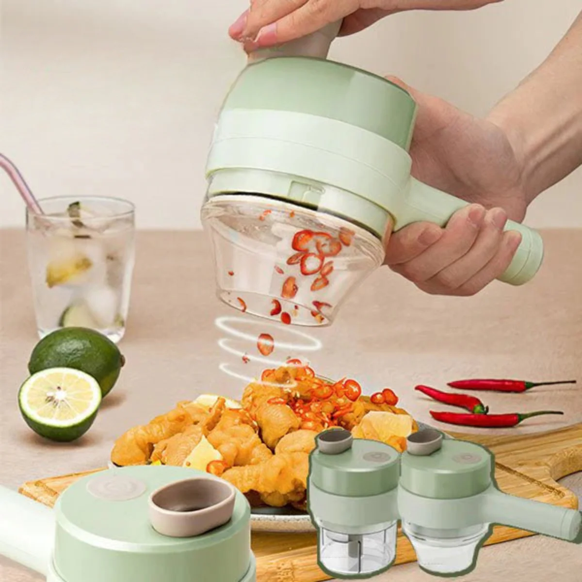 The KitchenCommand 4-in-1 Chopper - Cut, Clean, and Mince 80% Faster + 50% OFF - Image 2