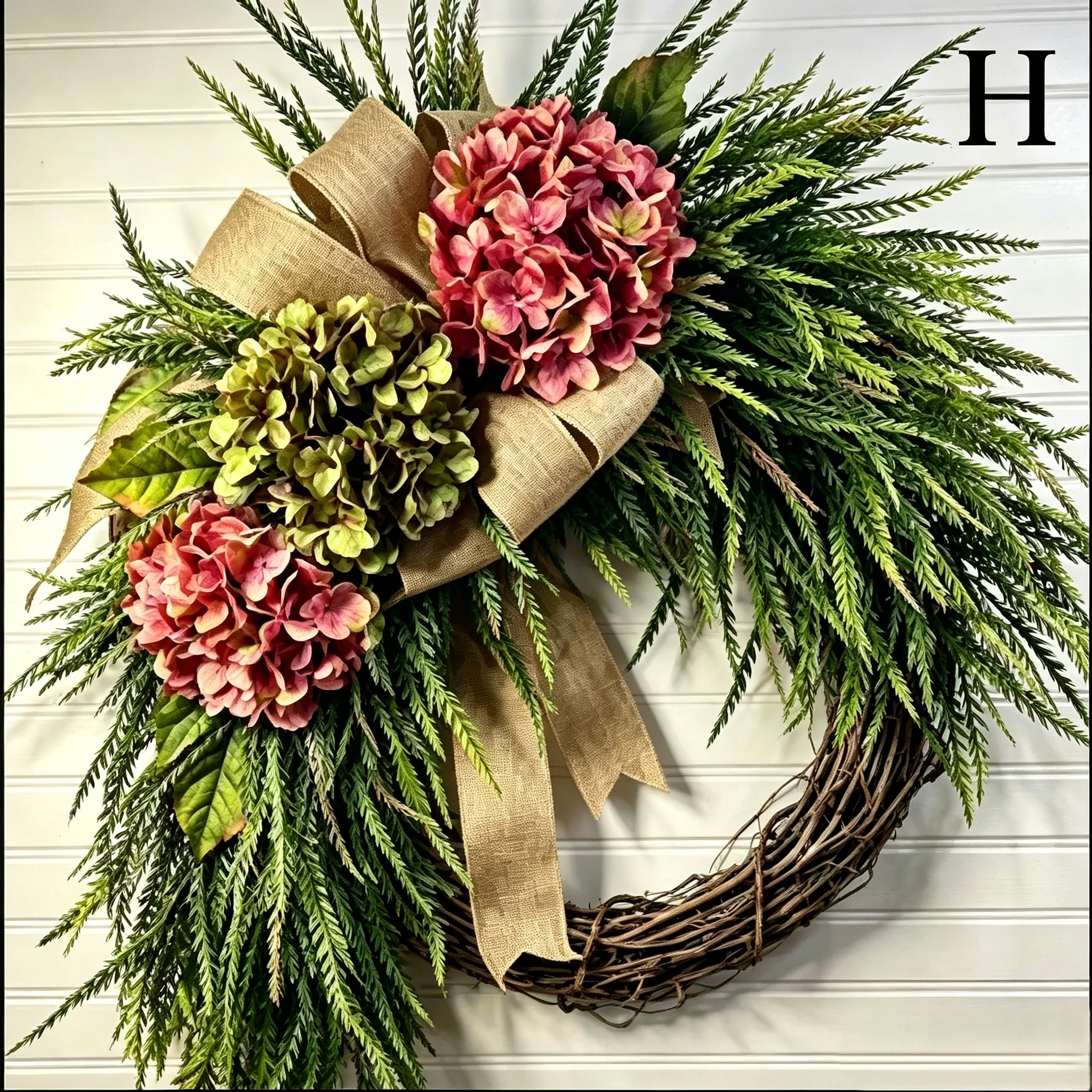 Willowmere – Handcrafted Rattan Hydrangea All-Season Wreath + 50% OFF - Image 17