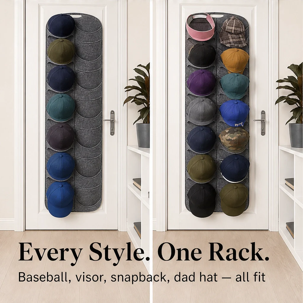 Brimkeep – 14-Pocket Hanging Hat Rack That Keeps Caps in Shape + 50% OFF - Image 4