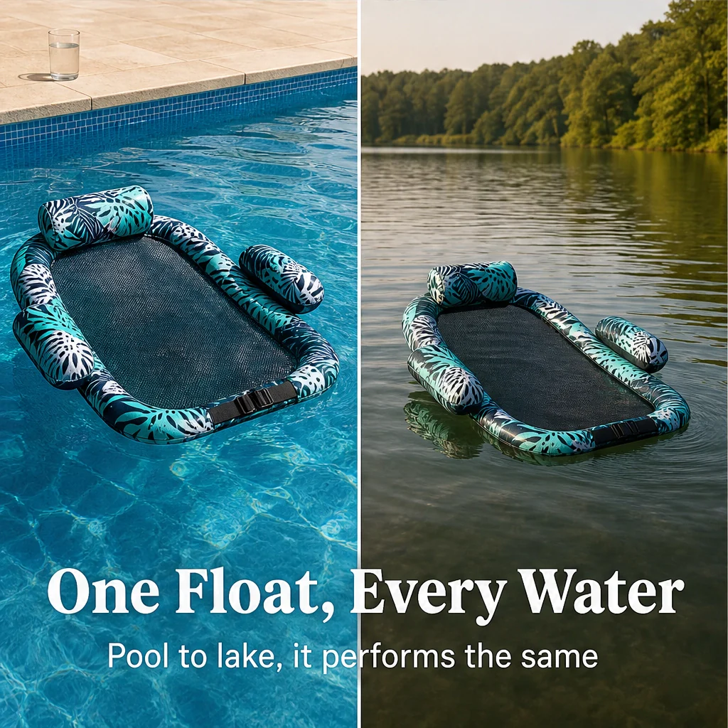Lagoona – Ultralight Tropical Inflatable Pool Lounge Chair with Cup Holder + 50% OFF - Image 9