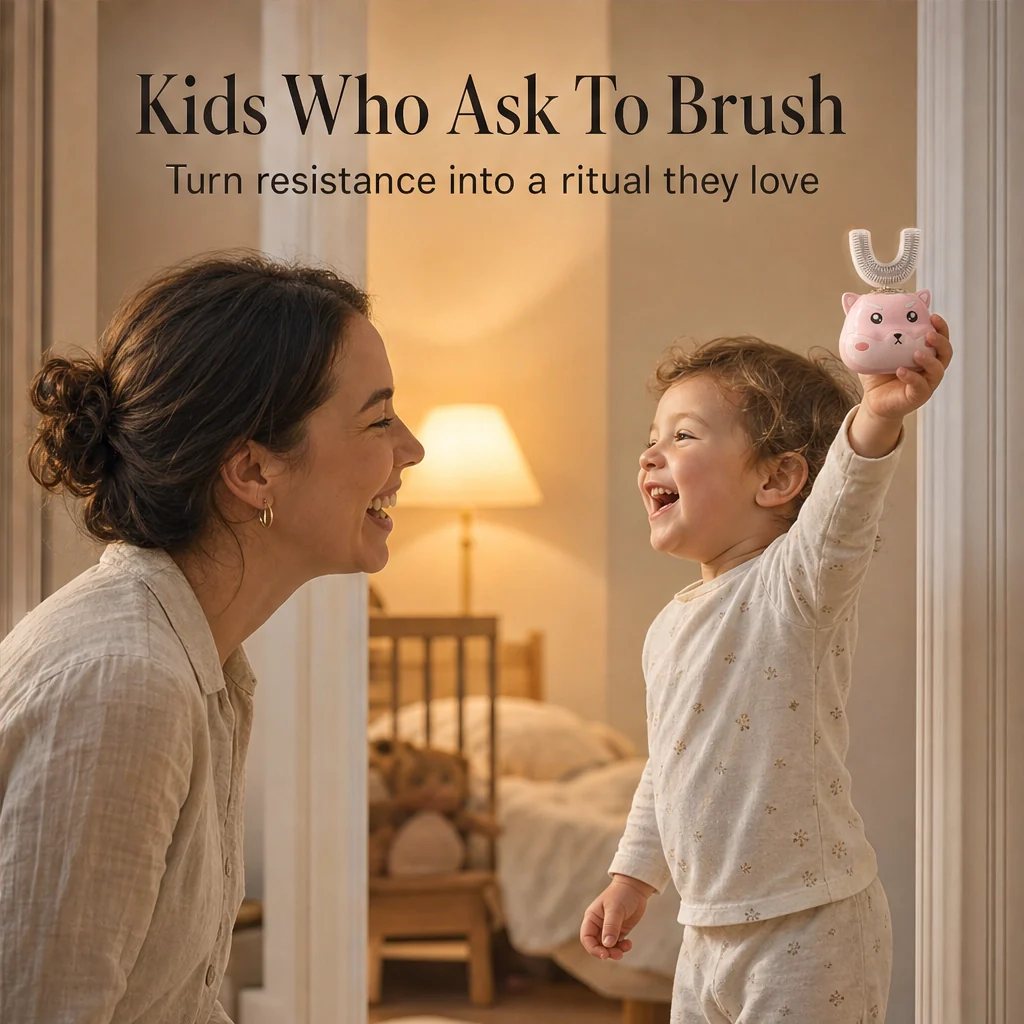 Grinzy™ – U-Shaped 360° Kids Electric Toothbrush + 50% OFF - Image 5