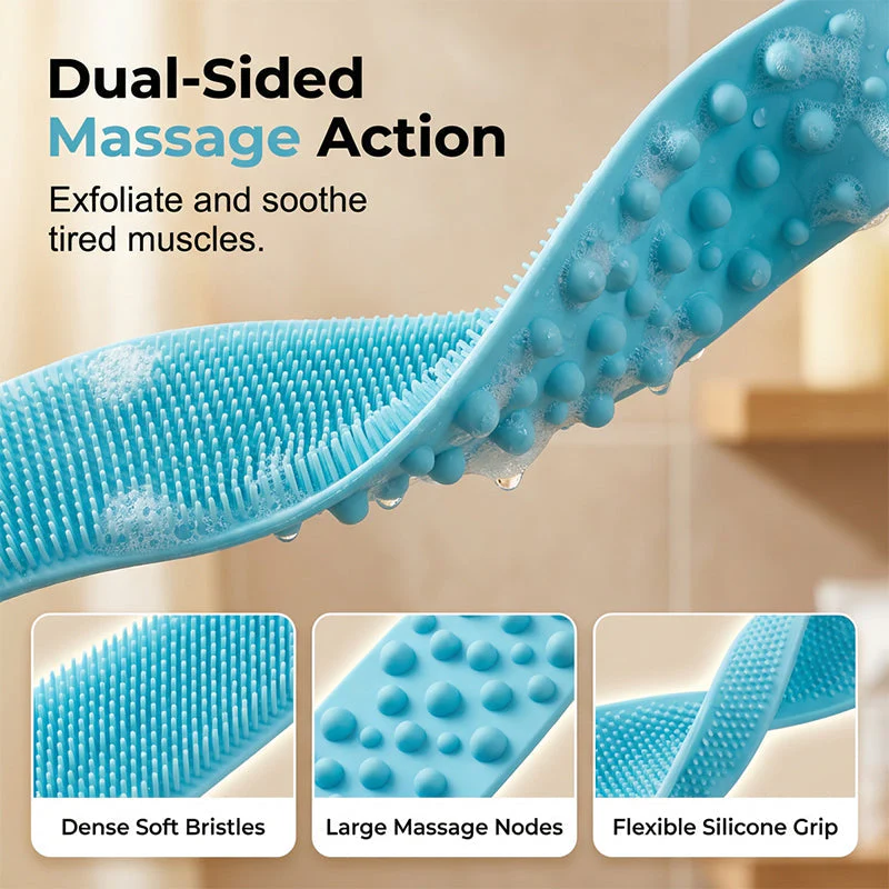 Lathura™ – Dual-Sided Silicone Back Scrubber for Deep-Clean Exfoliation & Shower Massage + 50% OFF - Image 4
