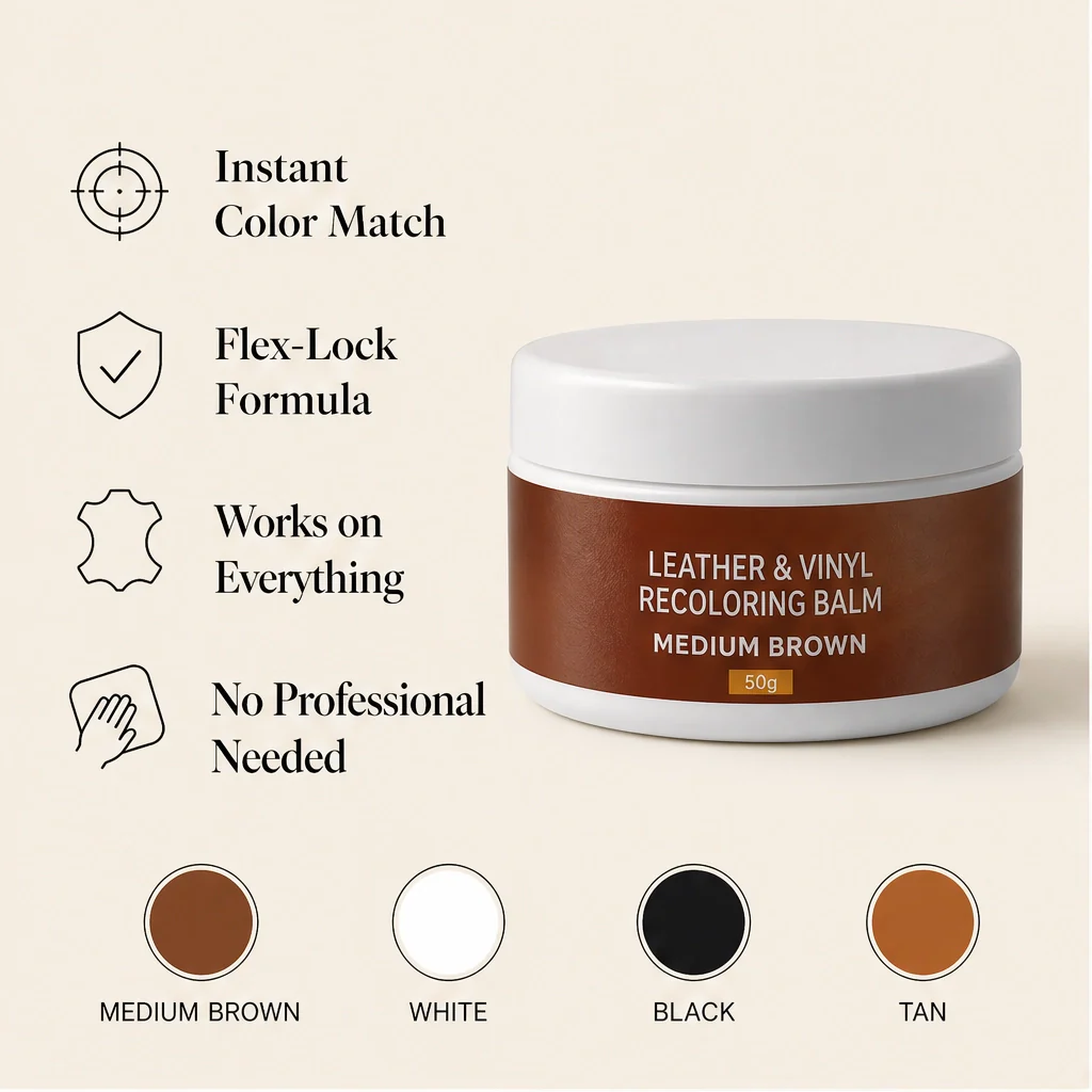 Burnwick – Color-Matched Leather Repair Paste for Scratches & Scuffs + 50% OFF - Image 2