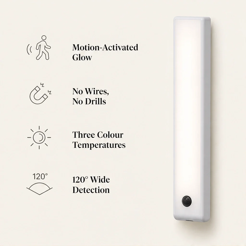 Lumora – Motion Sensor LED Light with 3 Color Temperatures, Wireless & Rechargeable + 50%OFF - Image 6