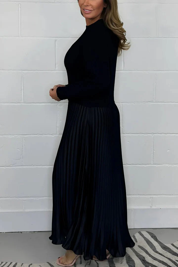 The PleatFlow Jumper Dress - Elegant Movement, Sweatshirt Comfort +50%OFF - Image 8