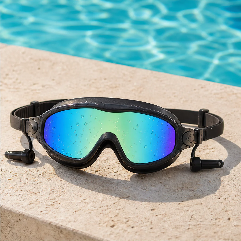 Otterly – Anti-Fog Kids Swim Goggles Set with Built-In Ear Plugs & UV Lenses + 50% OFF - Image 12