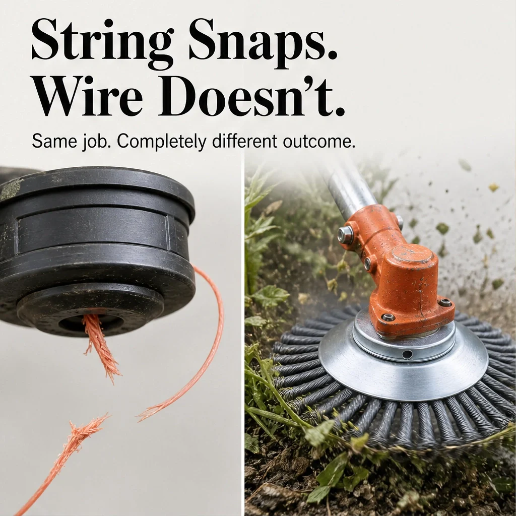 TrimForge – 360° Steel Wire Trimmer Head for Tough Weeds & Overgrowth + 50% OFF - Image 6